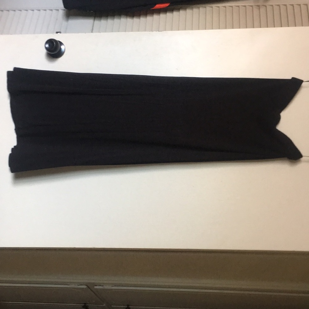 Black maxi skirt